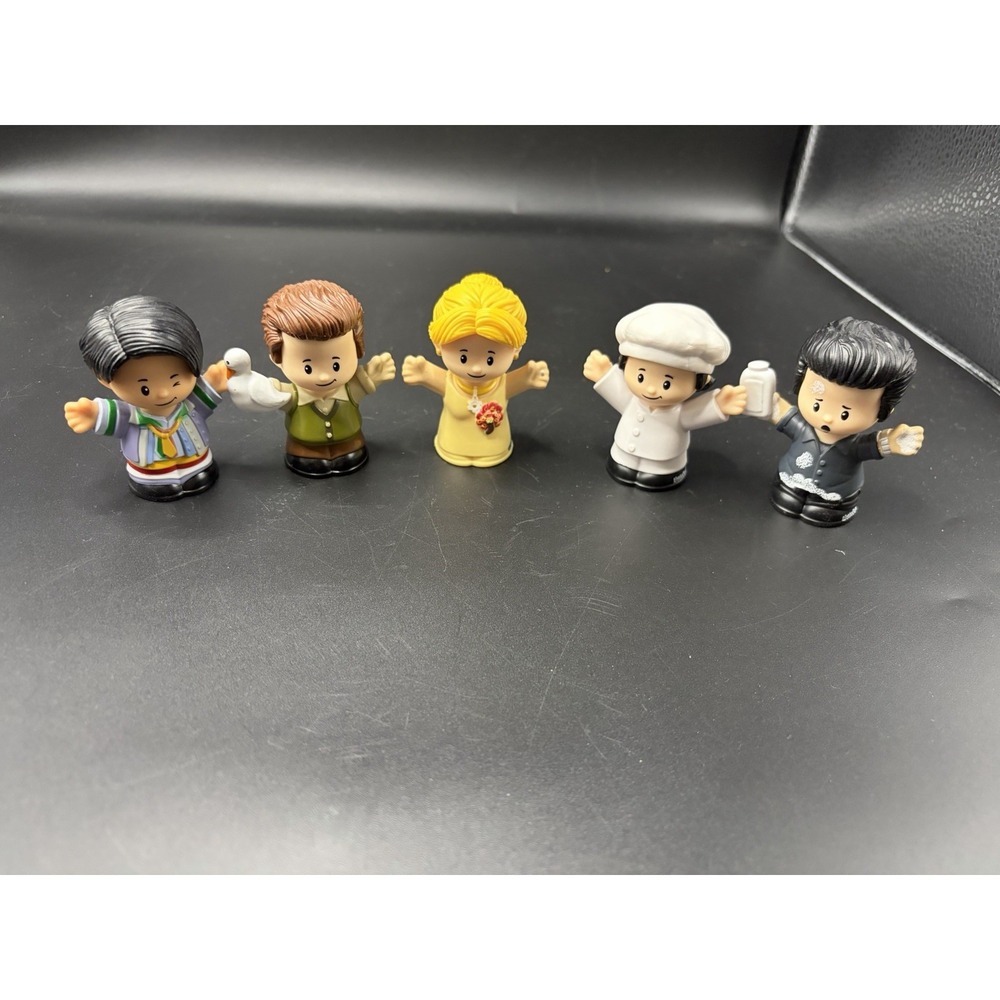Fisher-Price Little People Collector Friends TV-Ross Phoebe Chandler Joey Monica